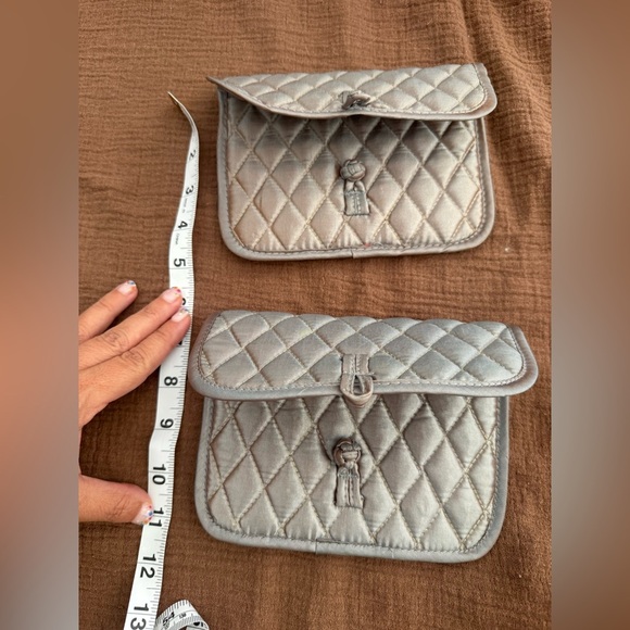 Brighton Quilted Gray Women's Jewelry Travel Bag Set - Picture 5 of 6